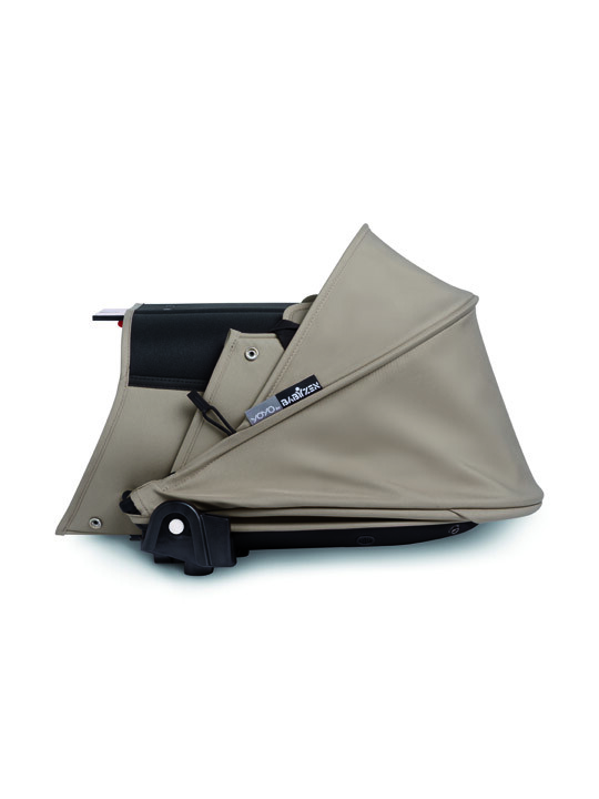 Babyzen YOYO2 Stroller White Frame with Taupe Bassinet image number 5